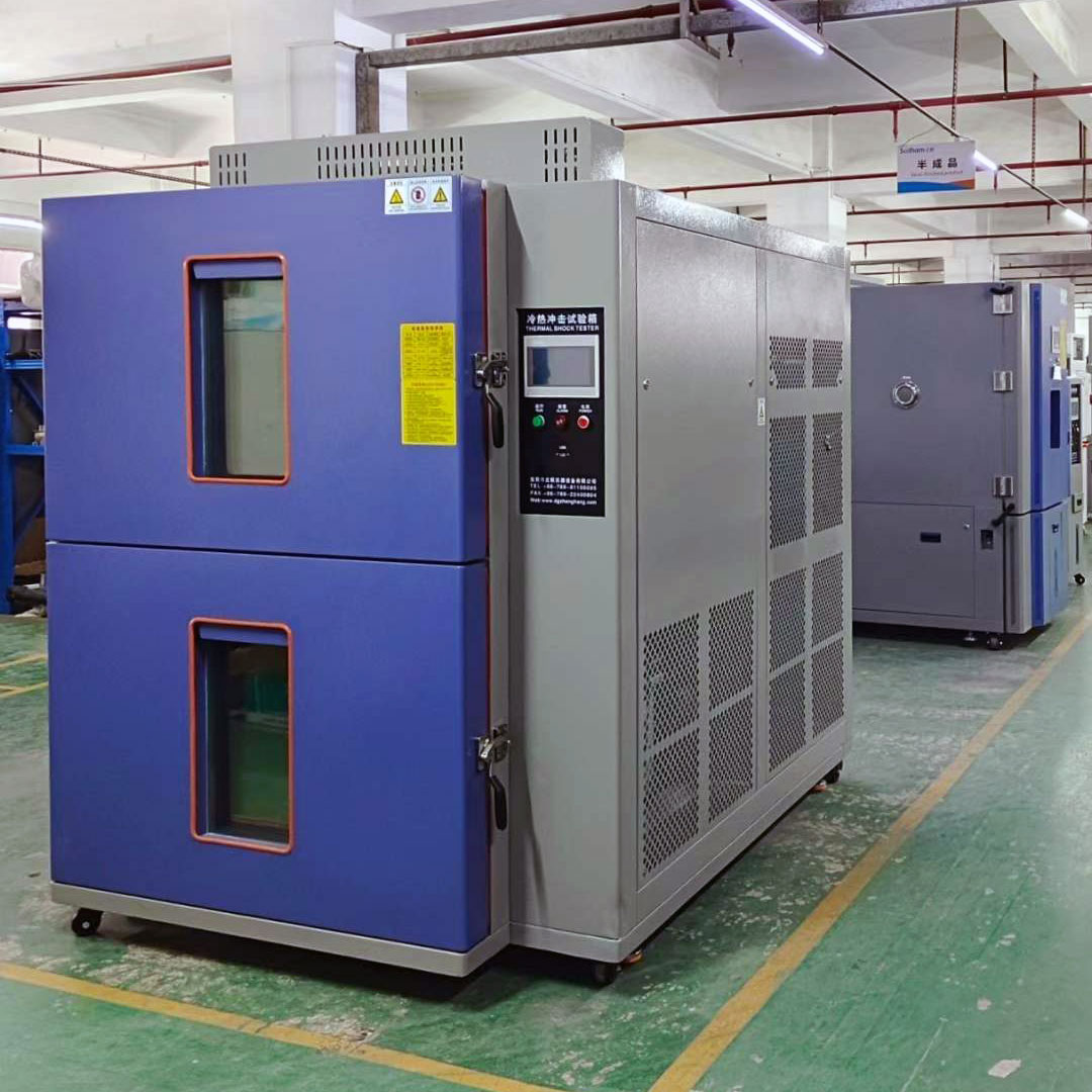 定制225L吊籃式冷熱沖擊試驗箱順利出貨至宜昌惠科